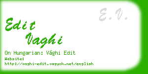 edit vaghi business card
